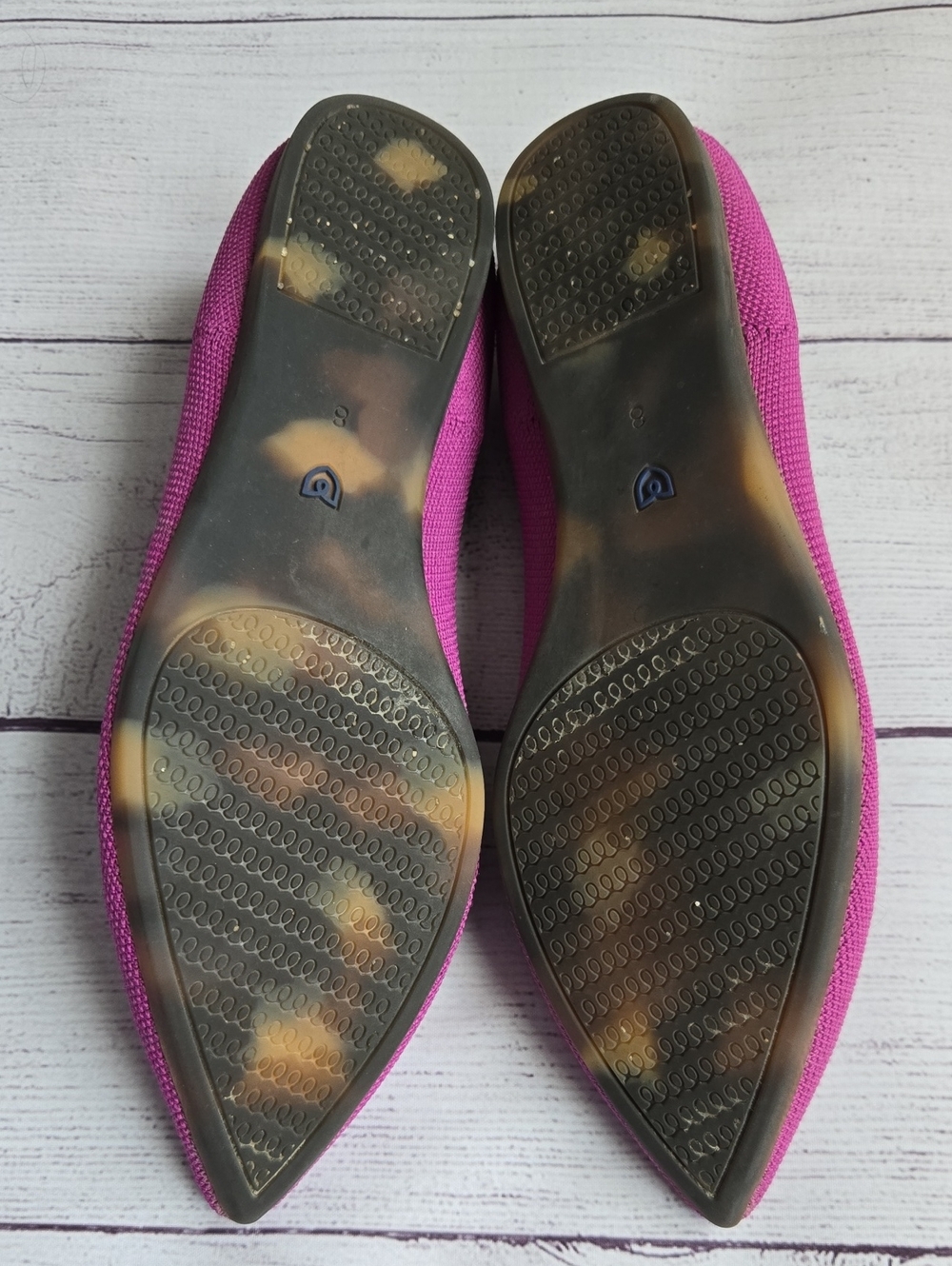 Rothy's Fuschia Original Point - Sz 8 - Picture 3 of 5